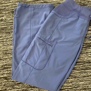 Cherokee Infinity Ceil Blue Scrub Pants Medium